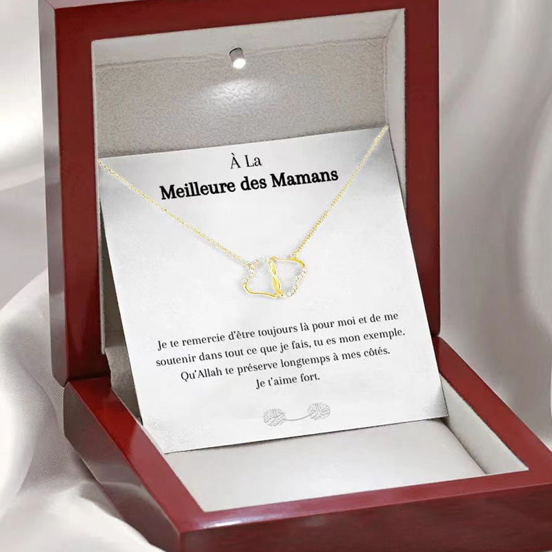 Collier "À la meilleure des mamans" —